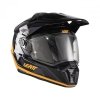 KASK MOTOCYKLOWY Z GOGLAMI LEATT ADV 7.5 BLACK ORANGE XL